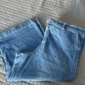 Ava & Viv Denim Blue Wide Leg Jeans